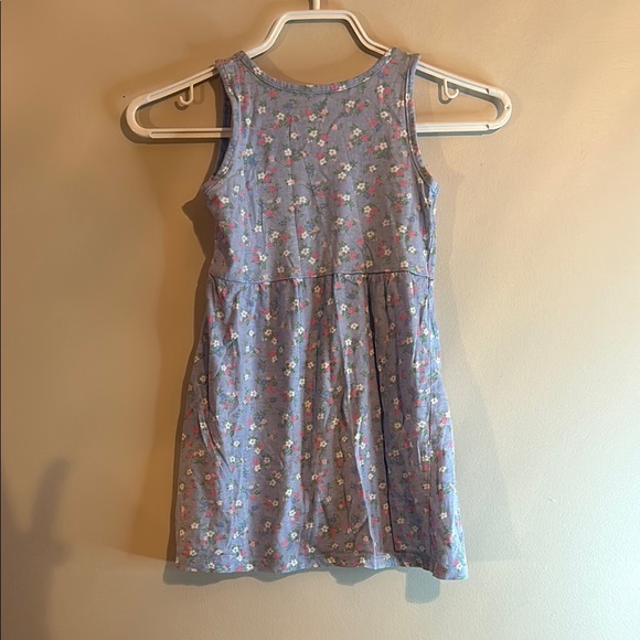 Blue Scoop Neck Sleeveless Sundress - Picture 5 of 6